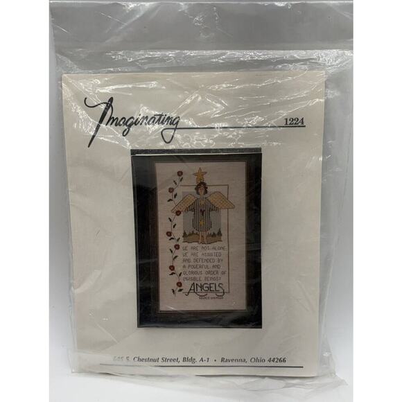 Imaginating Other - Imaginating INVISIBLE BEINGS ANGEL Counted Cross Stitch Kit Brand‎ New @ #42